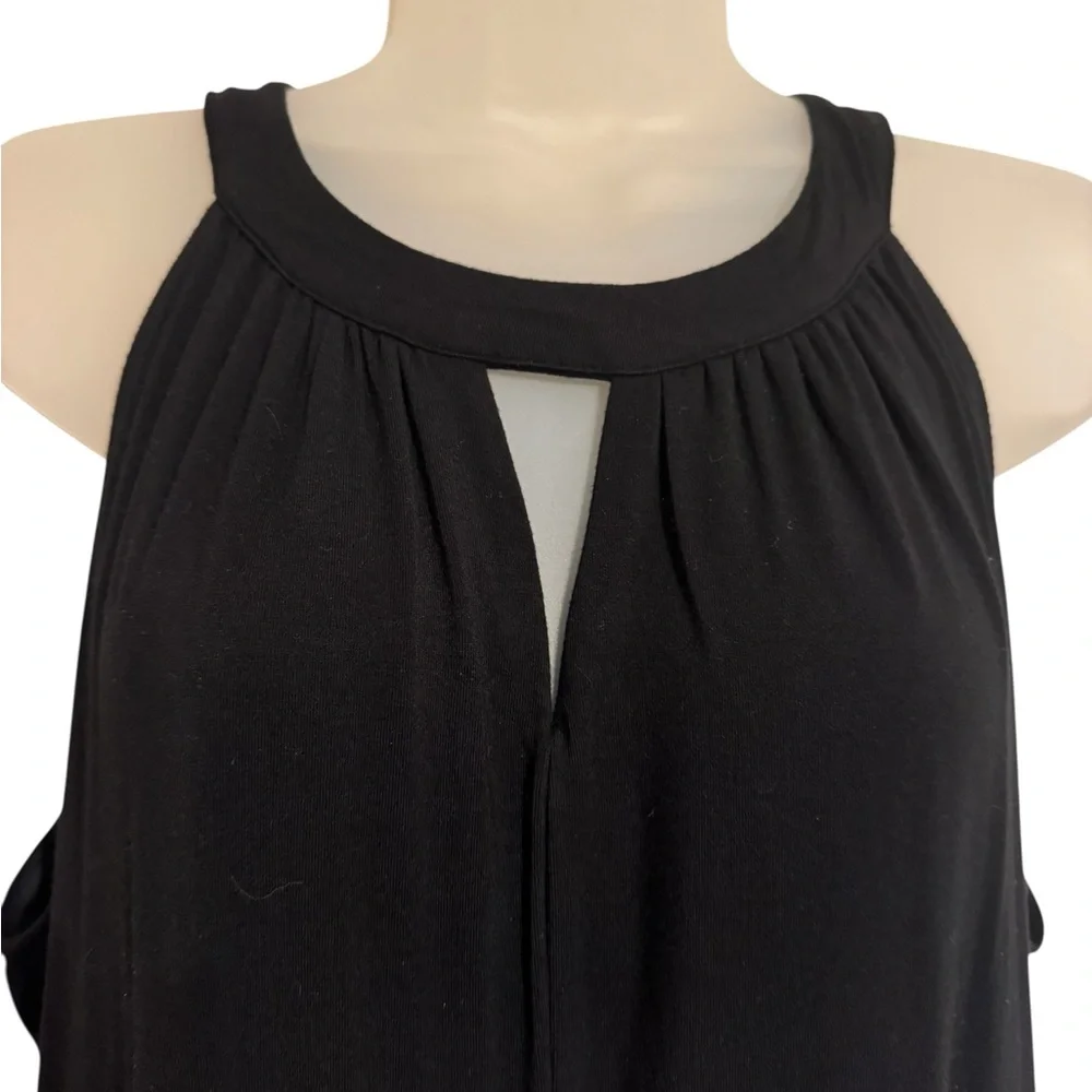 Roz & Ali Sleeveless SPRING/SUMMER Black Maxi Dress  1X     #CL - Picture 2 of 11
